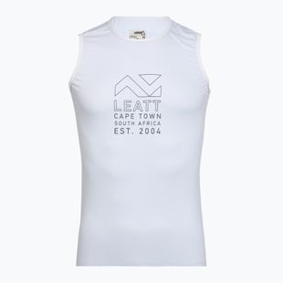 Herren Radtrikot Leatt Sleeveless Base white