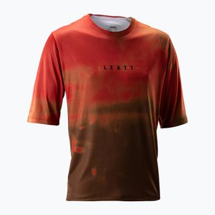 Herren-Radtrikot Leatt MTB Gravity 4.0 dusty red