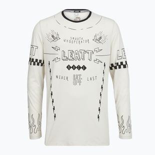 Herren Langarmtrikot Leatt MTB Gravity 3.0 cream white