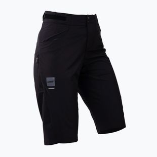 Damen Fahrrad-Shorts Leatt MTB Trail 3.0 Liner ghost black