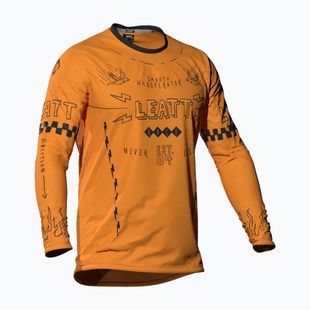 Kinder MTB-Langarmtrikot Leatt MTB Gravity 3.0 JR lager yellow