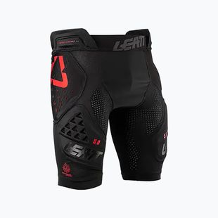 Herren Fahrradshorts mit Protektoren Leatt Impact 3DF 5. schwarz-rot 519321