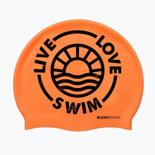 Schwimmkappe BuddySwim LLS2 Silicone orange