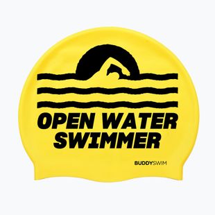 Schwimmkappe BuddySwim OWS Silicone yellow