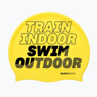 Schwimmkappe BuddySwim TSO Silicone yellow