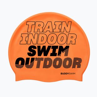 Schwimmkappe BuddySwim TSO Silicone orange