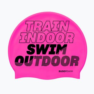Schwimmkappe BuddySwim TSO Silicone pink