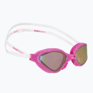 Schwimmbrille BuddySwim OzeanX Mirror pink/white/iridium