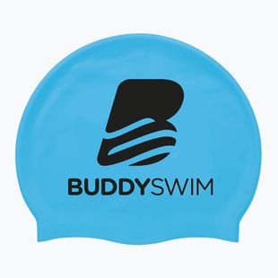 Schwimmkappe BuddySwim BLogo Silicone blue