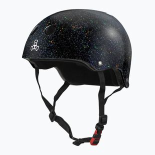 Triple Eight The Certified Sweatsaver schwarzer Glitzerhelm