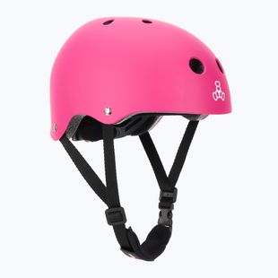 Triple Eight Lil 8 Youth neon pink matte Kinderhelm