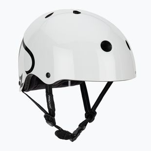 Pro-Tec Low Pro Helm glänzend weiß