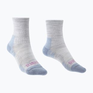 Damensocken Bridgedale Hike Lightweight Performance ¾ Crew grey/smoky blue