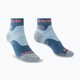 Damen-Trekkingsocken Bridgedale Hike Midweight Performance Ankle blue