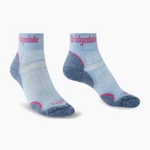 Damen-Trekkingsocken Bridgedale Hike Ultralight Performance Ankle blue