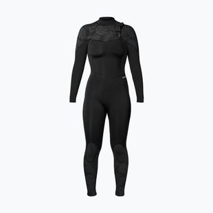 Damen Schwimm-Neoprenanzug Xcel Comp 4/3 mm Full black/black palm/monstera print