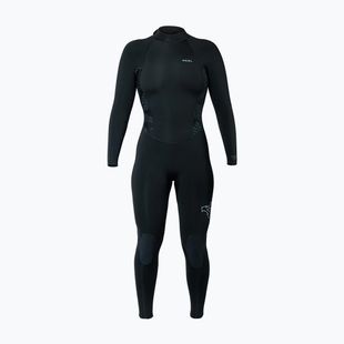 Damen Schwimm-Neoprenanzug Xcel Axis Back Zip 3/2 mm Full black/palm/monstera print