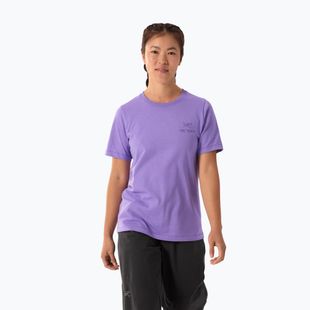 Shirt Damen Arcteryx Kragg Sl Cotton Emblem Crew aster