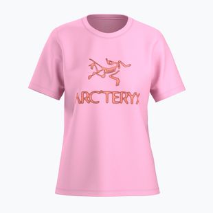 Damen-T-Shirt Arcteryx Kragg SL Cotton Heatmap Crew pineberry