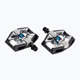 Crankbrothers Double Shot 2 schwarz/silber/blaue Fahrradpedale
