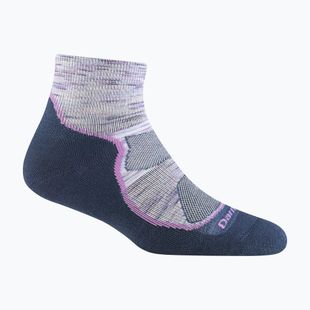 Socken Damen Darn Tough Light Hiker 1/4 Sock Cushion cosmic purple