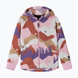 Kinder Fleecejacke Reima Northern Fleece Hoodie grey pink