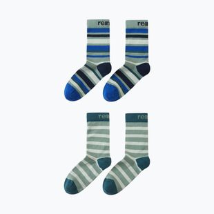 Kindersocken Reima Parit 2 pack stone green