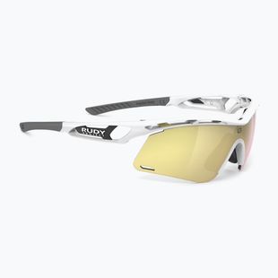 Sonnenbrille Rudy Project Tralyx+ Slim white gloss/multilaser gold