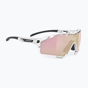 Sonnenbrille Rudy Project Cutline white gloss/multilaser rosegold