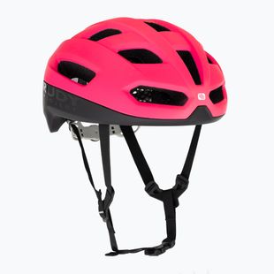 Fahrrad Helm Rudy Project Skudo pink fluo/black matte
