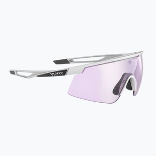 Sonnenbrille Rudy Project Turbolence white matte/impactx photochromic 2 laser purple