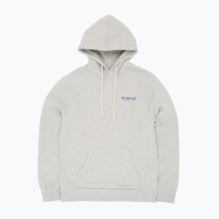 KAVU Herren Sweatshirt True Gradient Hoody grau meliert