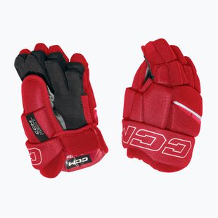 Kinder Eishockeyhandschuhe CCM Next JR Gloves red/white