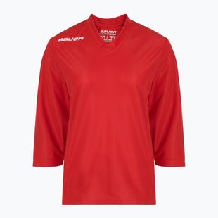 Kinder Eishockey-Longsleeve Bauer Flex Practice Jersey Jr red