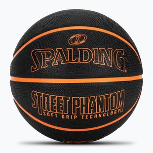 Spalding Phantom Basketball schwarz/orange Größe 6