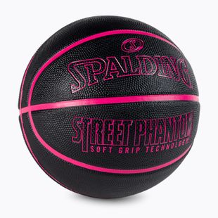 Spalding Phantom Basketball schwarz und rosa 84385Z