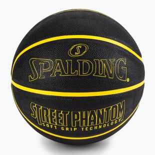 Splading Phantom Basketball schwarz und gelb 84386Z
