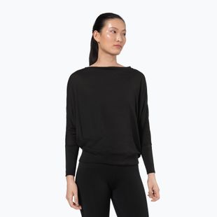 Damen-Longsleeve super.natural Kula Top jet black
