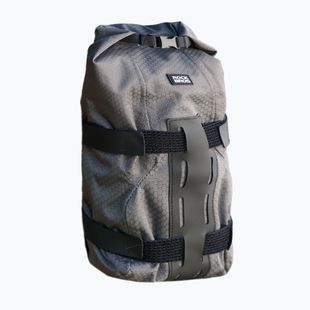 Tasche und Gepäckträger für das Fahrrad. Rockbros Front Fork Rack+Fork Bag grey/black