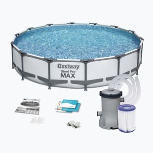 Bestway Steel Pro Max Pool Set 427 x 84 cm grau