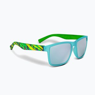 Sonnenbrille Aztron Blitz green/teal/blacktortoise/polarized silver blue mirror/grey