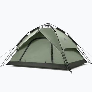 3‑Personen Campingzelt Naturehike Pop-Up 3 Automatic forest green