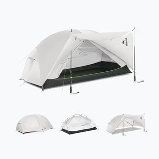 2‑Personen-Trekkingzelt Naturehike Mongar Pro 2 20D light grey
