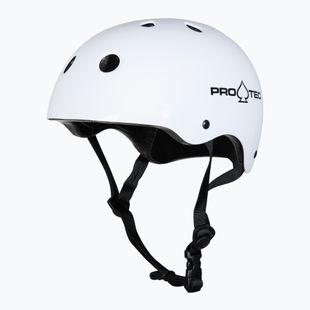 Pro-Tec Classic Certified Helm glänzend weiß
