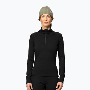 Damen-Funktionssweatshirt Devold Duo Active Merino 205 Zip Neck black