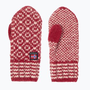Handschuhe Devold Svalbard Wool Mitten hindberry/offwhite