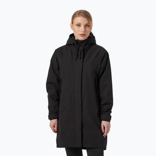 Damen Wintermantel Helly Hansen Mono Material Isolierter Regenmantel schwarz 53652_990