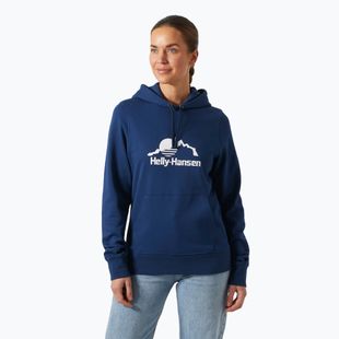 Frauen Helly Hansen Nord Grafik Pullover Hoodie Ozean