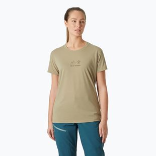 Helly Hansen Damen Skog Recycled Graphic T-shirt kieselgrau