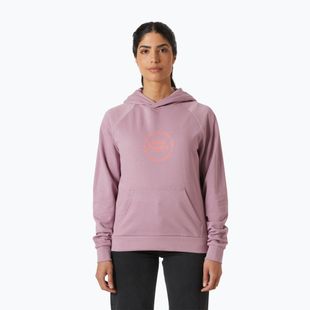 Hoodie Damen Helly Hansen Core Graphic Hoodie purple clay